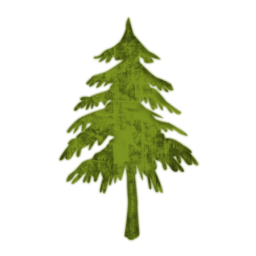 Evergreen Or Fir Tree  Trees  2 Icon  052088   Icons Etc