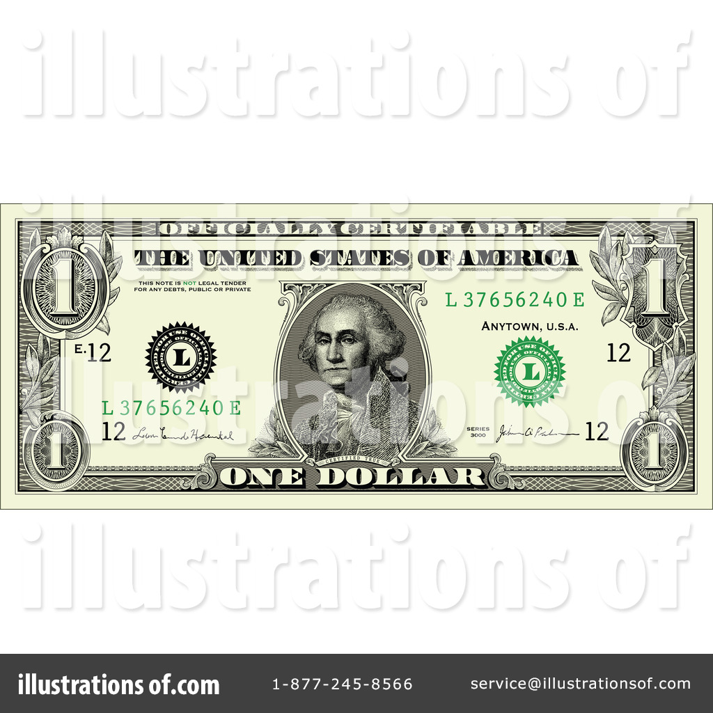 File Name   Royalty Free Rf Dollar Bill Clipart Illustration By
