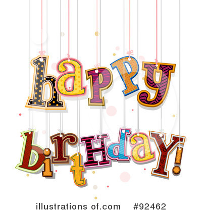 Happy Birthday Clipart  92462 By Bnp Design Studio   Royalty Free  Rf
