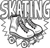 Roller Skating Stock Photo Images  6114 Roller Skating Royalty Free