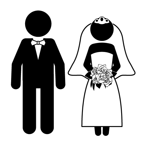 Cartoon Funny Bride And Groom   Clipart Best