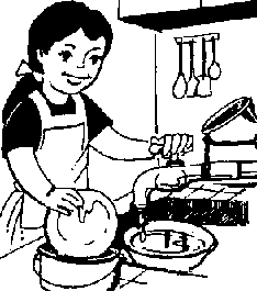 Water To Wash Dishes Colouring Pages