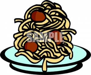 Spaghetti Clipart A Pile Spaghetti And Meatballs 091126 230058 158009