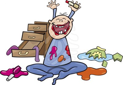Mess Clipart Baby Boy And Mess Art Home Clipart 82889653 Jpg