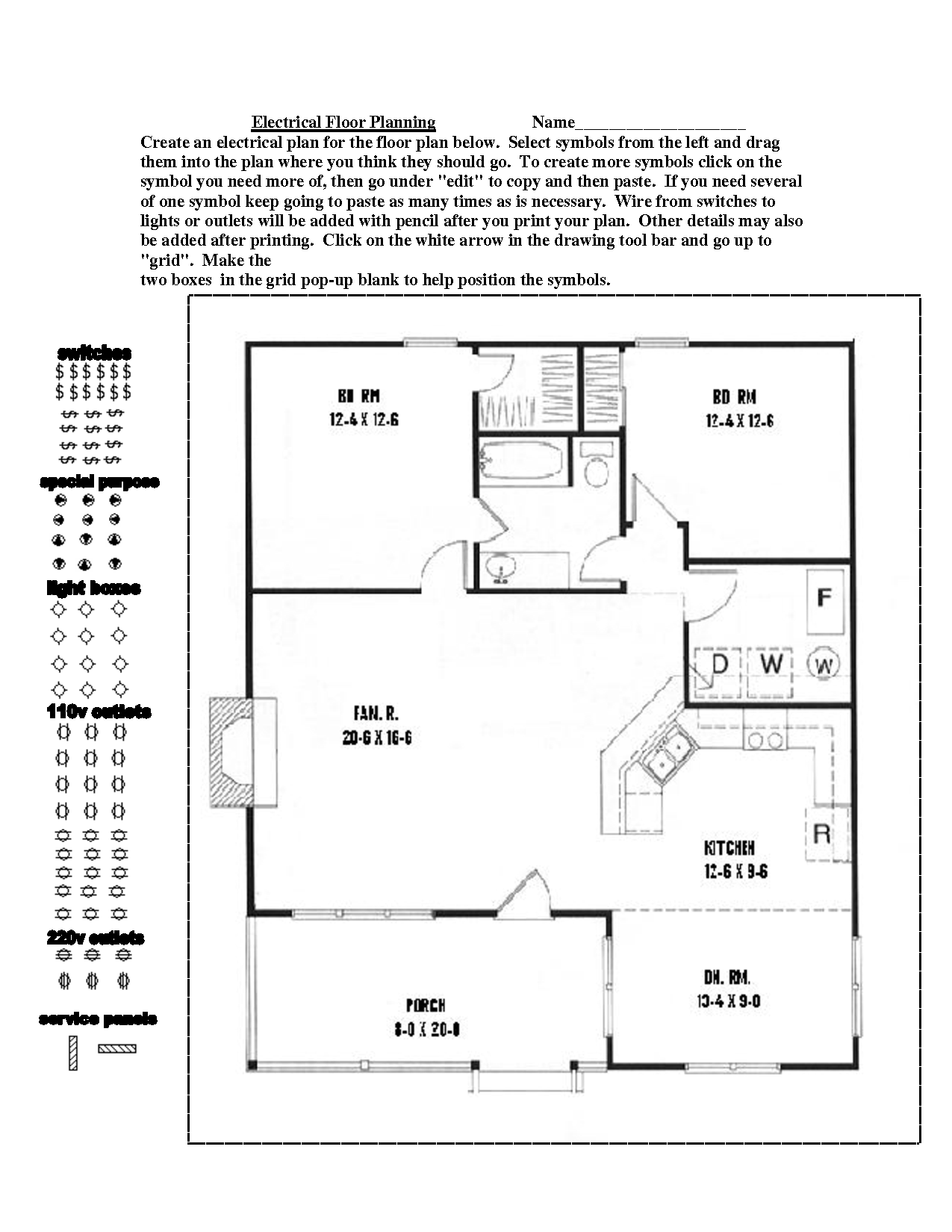 Electrical Floor Planning By Hcj