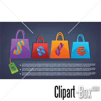 Related Sale Shopping Bags Cliparts