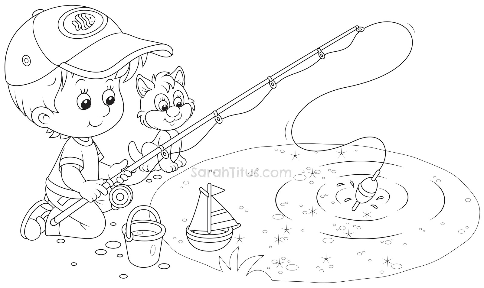 Pond Life Coloring Pages Free Summer Fun Coloring Pages