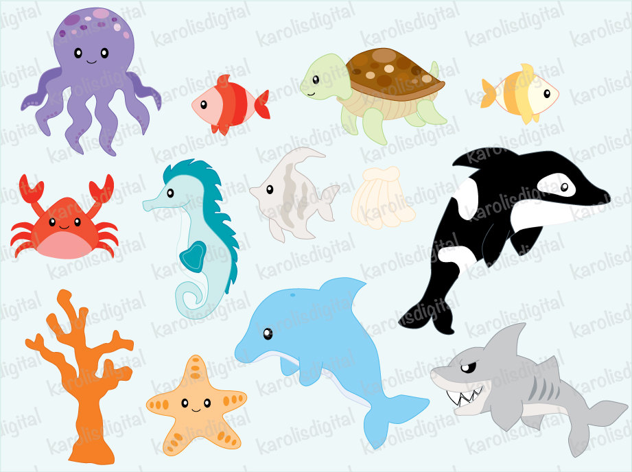 Clip Art Sea Creatures Clip Art Sea Creatures Clip Art Baby Sea