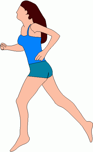 Woman Running Clipart Woman Running Clip Art