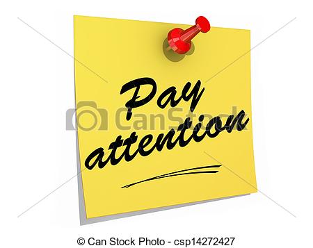 Students Paying Attention Clip Art Pay Attention White Background