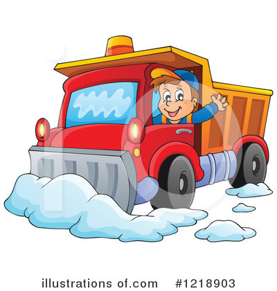 Royalty Free  Rf  Snow Plow Clipart Illustration By Visekart   Stock