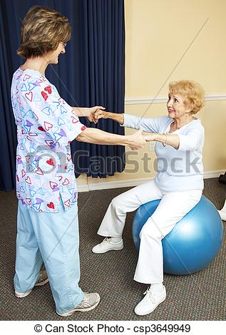 Stock Photo   Physical Therapy Workout   Stock Image Images Royalty