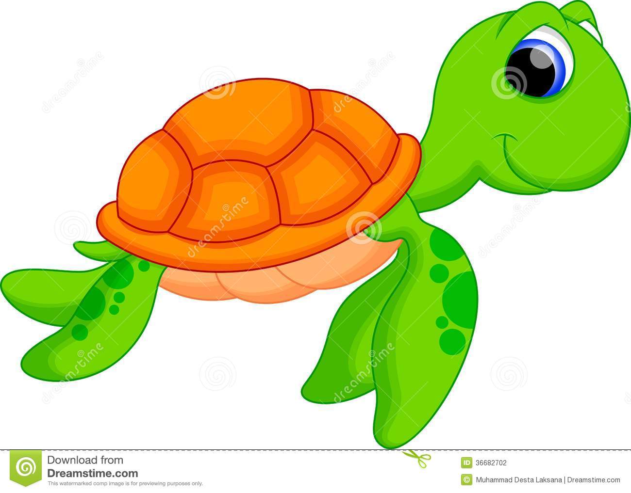 Sea Turtle Cartoon Stock Photography   Image  36682702