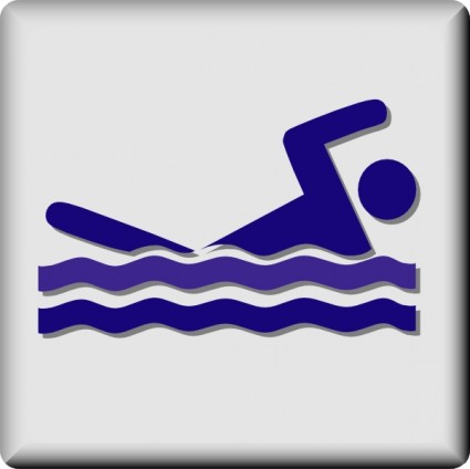 Hotel Icon Swimming Pool Clip Art Free Vector In Open Office Drawing