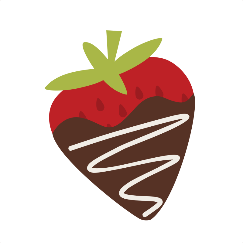 Chocolate Strawberry Clipart Chocolate Covered Strawberry