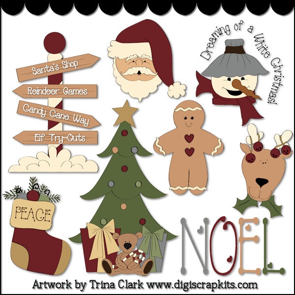 How To Find Primitive Christmas Clip Art Click Here