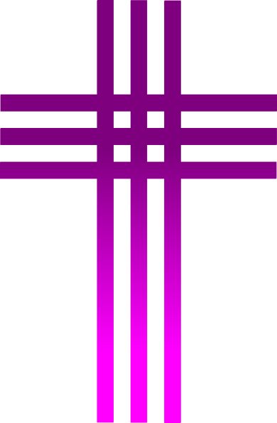 Lent Cross Clip Art Purple Cross Clip Art   Vector