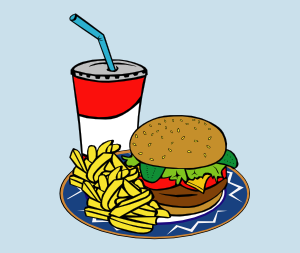 Fast Food Menu Samples Ff Menu Clip Art At Clker Com   Vector Clip Art