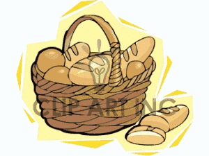 Bread Loaf Loafs Basket Baskets Bread15 Gif Clip Art Food Drink Bread
