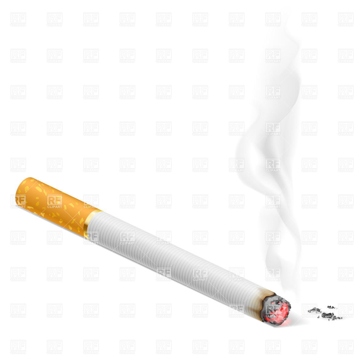 Smoking Cigarette 20516 Objects Download Royalty Free Vector Clip