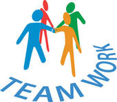 Collaboration People Join Hands Teamwork   Clipart Graphic