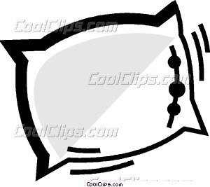Cushions And Pillows Vector Clip Art