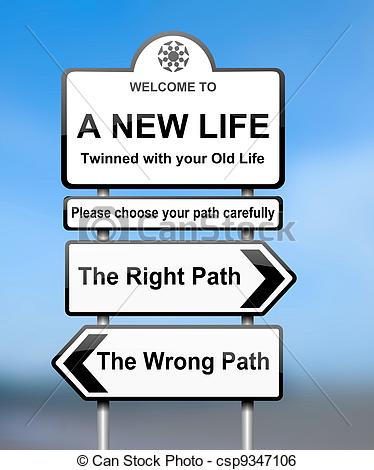 Stock Photo   Choosing The Right Path    Stock Image Images Royalty