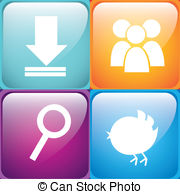 App Store   Colorful Four Apps Background App Store Vector