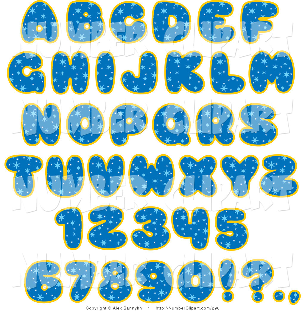 Alphabet With Stars Inside Clipart   Cliparthut   Free Clipart