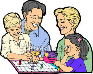 Family Playing Board Games Clipart Images   Pictures   Becuo