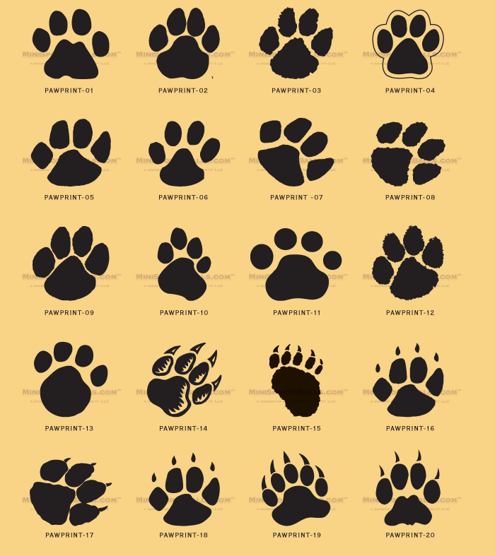 Kids And Everybody  Paw Print Clip Art Can Be Used For Cat Paw Prints