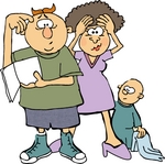 Parenting Clipart 0012 0709 0413 4533 New Parents Stressing Out Baby