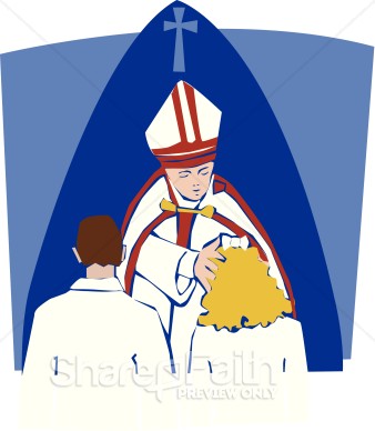 Catholic Confirmation Symbols Clip Art