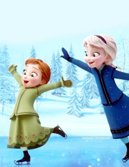 Anna And Elsa From Frozen   Disney   Pinterest   Elsa Anna And Frozen