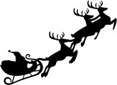 Santa S Sleigh Clipart Santa S Sleigh Santa S Sleigh Image   The