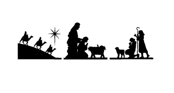 22 Manger Silhouette Free Free Cliparts That You Can Download To You