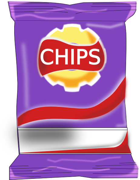 Chips Packet Clip Art At Clker Com   Vector Clip Art Online Royalty