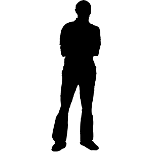 Man Silhouette Clipart Cliparts Of Man Silhouette Free Download  Wmf