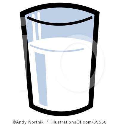 Glass Of Milk Clipart Black And White Glass Of Chocolate Milk Clipart
