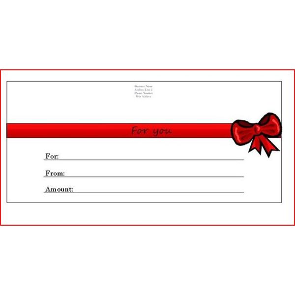 Tips And Tools For Making Your Own Gift Certificates