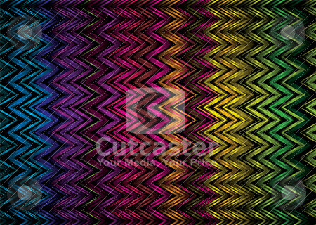 Zig Zag Stock Vector Clipart Abstract Rainbow Background With Zig Zag