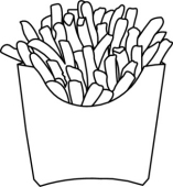 Bbq Clip Art Black And White French Fries Clipart Black And White Jpg