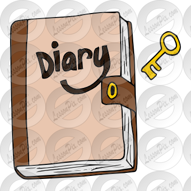 Clipart Diary Diary Picture