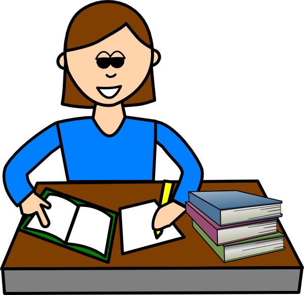 Girl Writing In Diary Clipart Study Hi Png