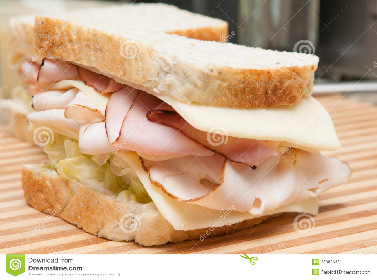 Turkey Sandwich Stock Photography   Image  28382632