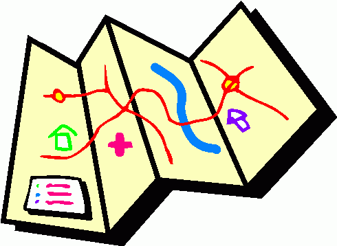 Road Map Clipart   Road Map Clip Art