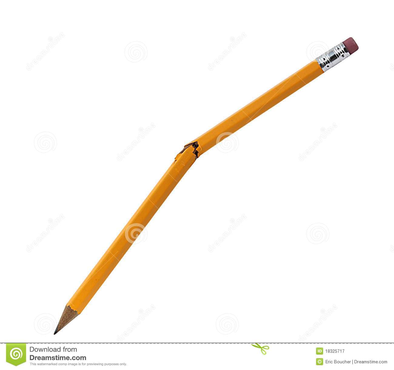 Broken Pencil Royalty Free Stock Photography   Image  18325717