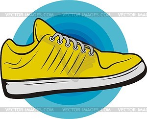 Gym Shoes   Vector Clipart