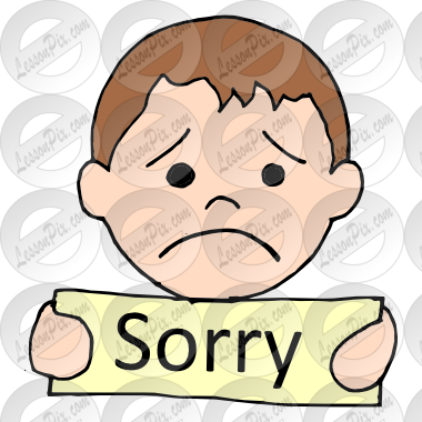 Im Sorry Clipart Sorry Picture