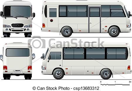 Mini Bus   Stock Illustratie Royalty Vrije Illustraties Stock Clip